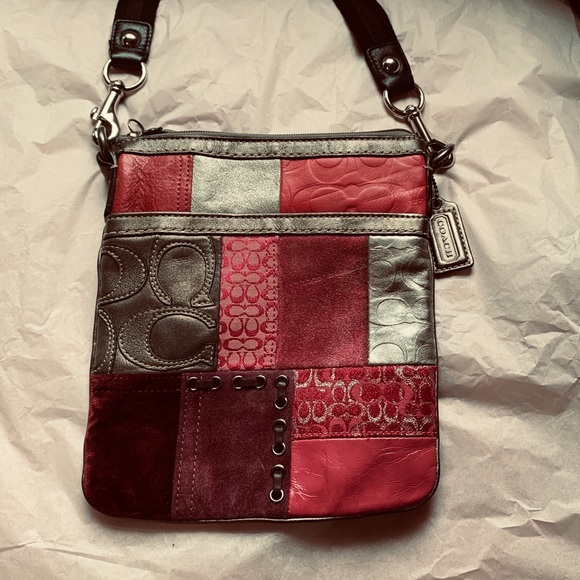 Coach Handbags - Coach patch leather cross body purse. Super cute!